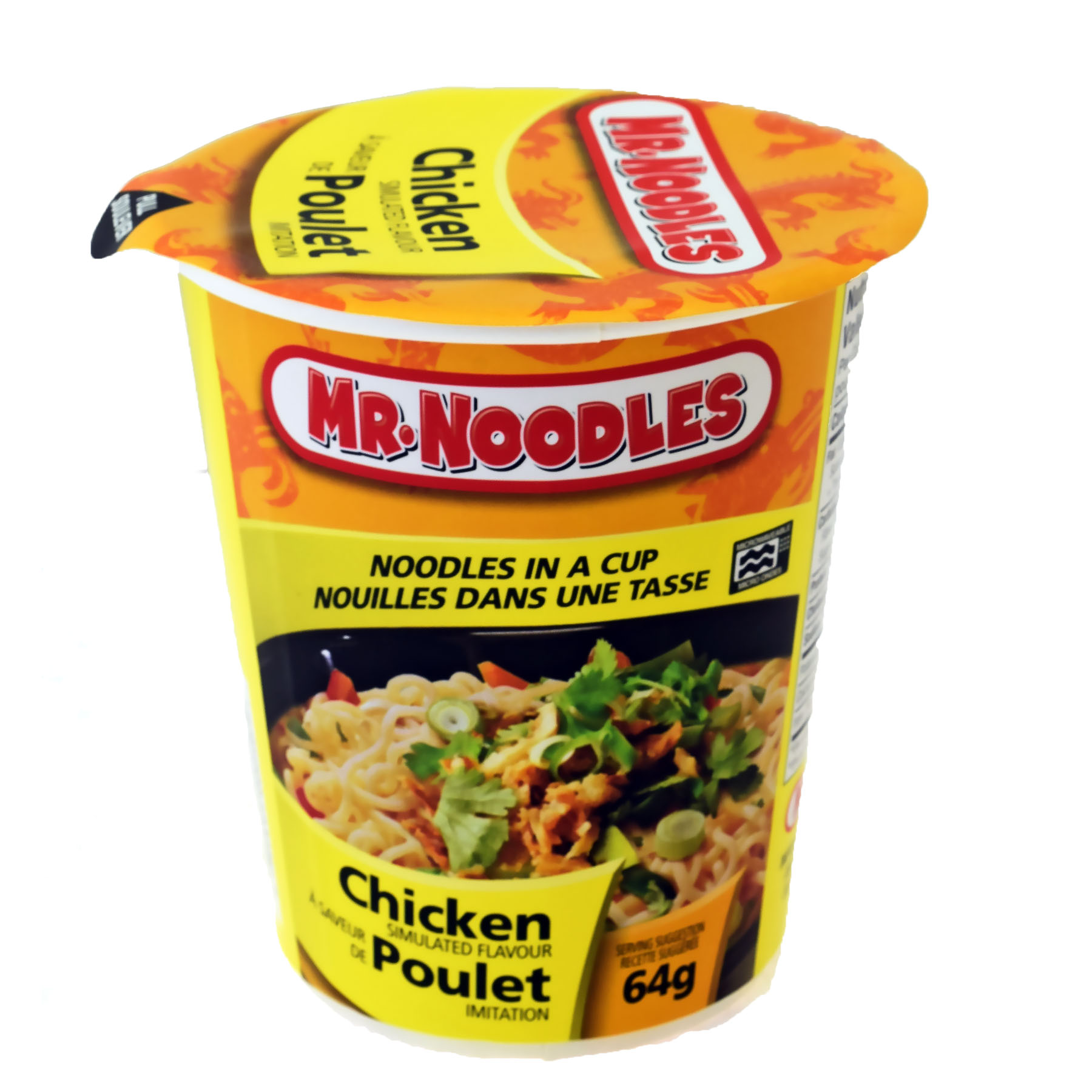 MR. NOODLE BOWL VEGETABLE FLAVOUR 110G Three Star Cash and Carry